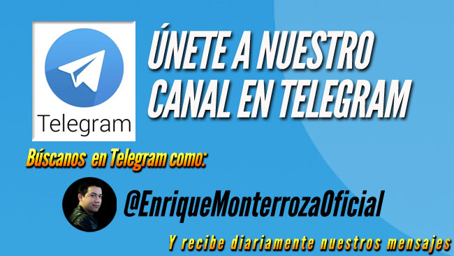 Únete a nuestro canal en TELEGRAM